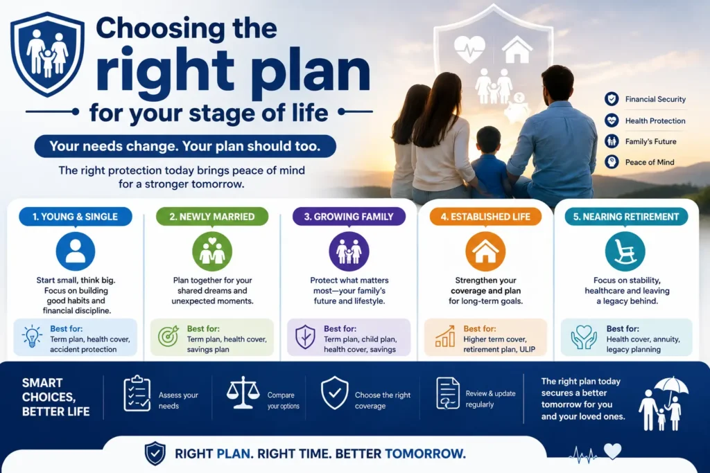 Choosing the right plan for your stage of life