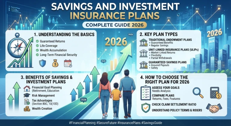 Savings and Investment Insurance Plans: Complete Guide 2026