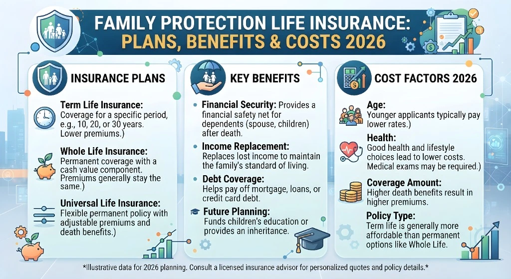 Family Protection Life Insurance:Plans,Benefits & Costs 2026